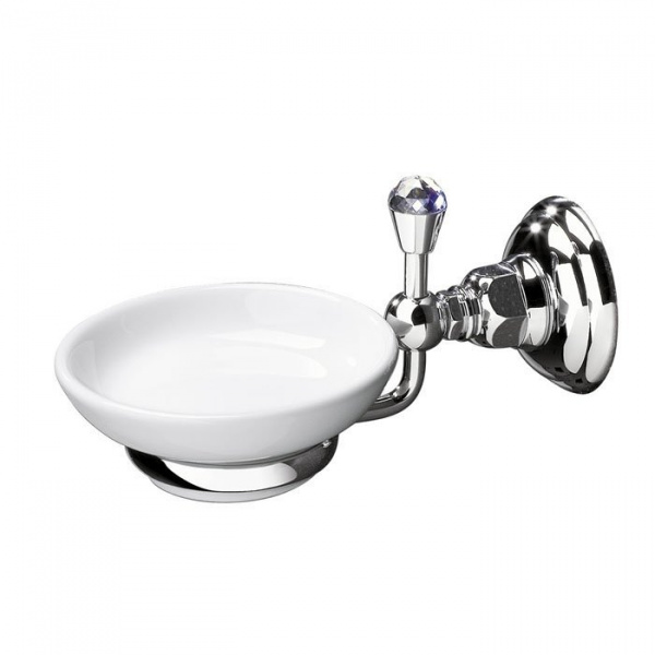 Nicolazzi Classica Lusso Мыльница подвесная с кристаллом,  цвет: хром