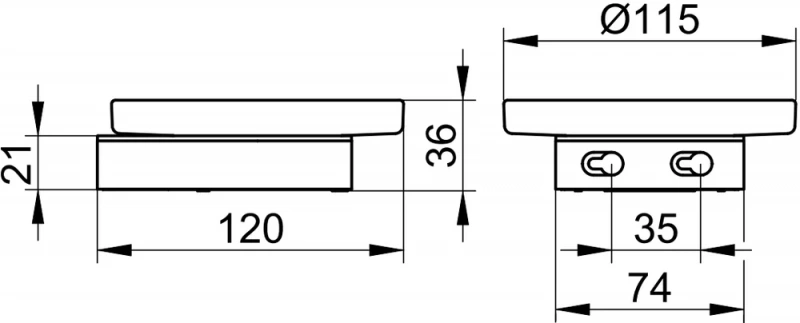 Мыльница Keuco Smart.2 14755