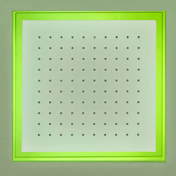 Antonio Lupi Душевая система Meteo 35 x 35 x 11 см, цвет: белый, с подсветкой