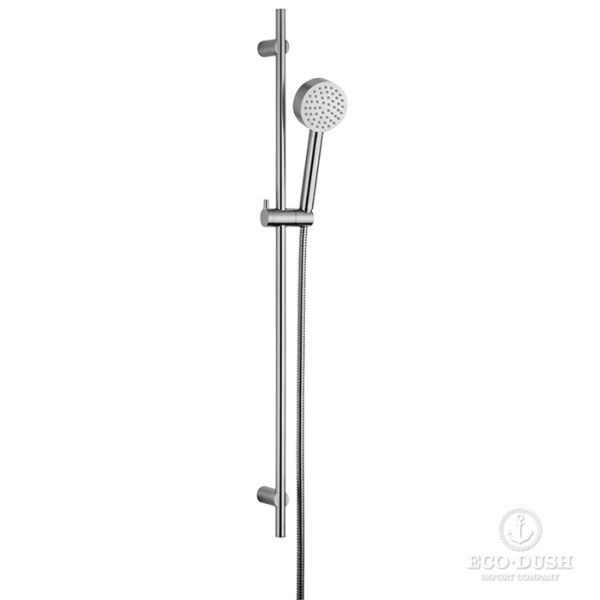 HUBER Lynox Душевая стойка с ручным душем, нержавеющая сталь