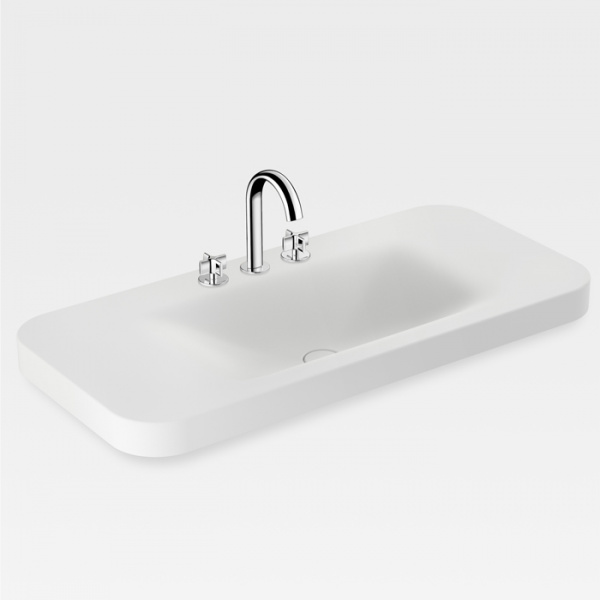 Armani Roca Baia Раковина 75x50 см, 3 отв., накладная, цвет: off-white