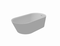 KNIEF Pearl Ванна отдельностоящая овальная 172x81x50см со сливом