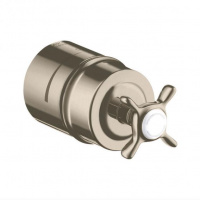 Axor Montreux, Fixfit Stop шланговое подсоединение, цвет: никель шлифованный