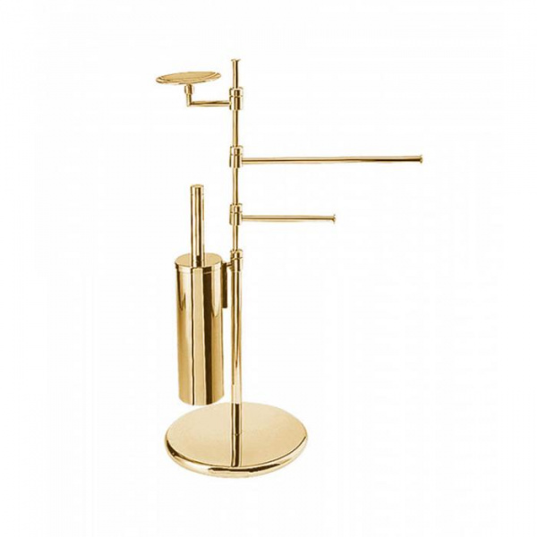 Стойка с аксессуарами 70см., напольная Bongio T Mix, цвет: золото 24к.