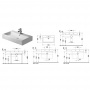 Duravit Vero Раковина 80х47 см, без отв., без перелива, цвет: белый
