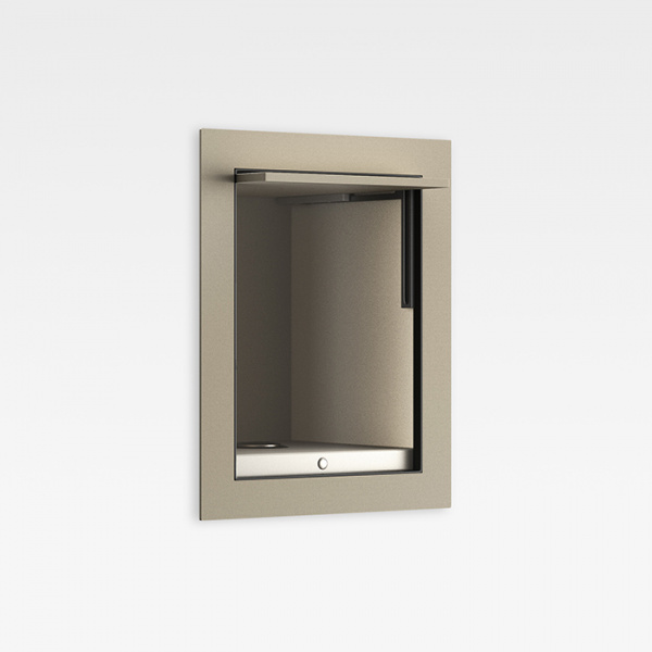 Armani Roca Island Комплект: Выдвижной гидроершик встроенный в шкафчик, шланг 1.4 м, цвет: greige