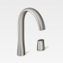 Armani Roca Island Смеситель для раковины на 2 отв, с донным клапаном, излив 190мм, цвет: brushed steel