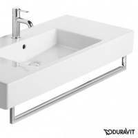 Duravit D-Code Полотенцедержатель труба с квадратным сечением, 100.9x1.4см, хром