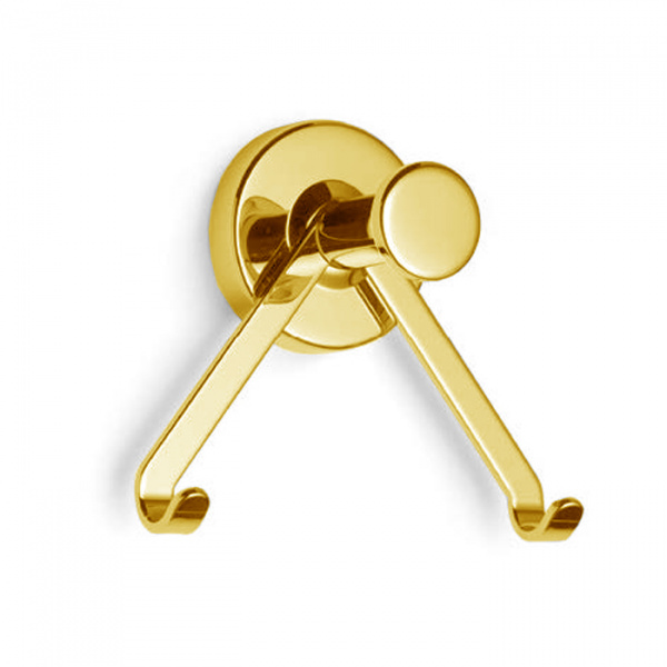 Bertocci Cinquecento Крючок подвесной, двойной, цвет: золото матовое