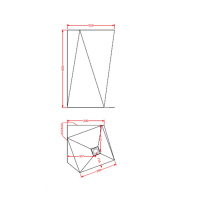Artceram SHARP Раковина 50х50х85 см, без отв., цвет: белый