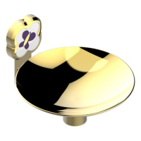 THG Capucine mauve Мыльница, подвесная, цвет: золото