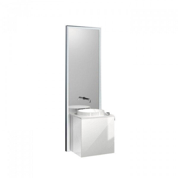 EMCO Touch 450 slim Комплект мебели с дверцей правый, цвет: chr/optiwhite