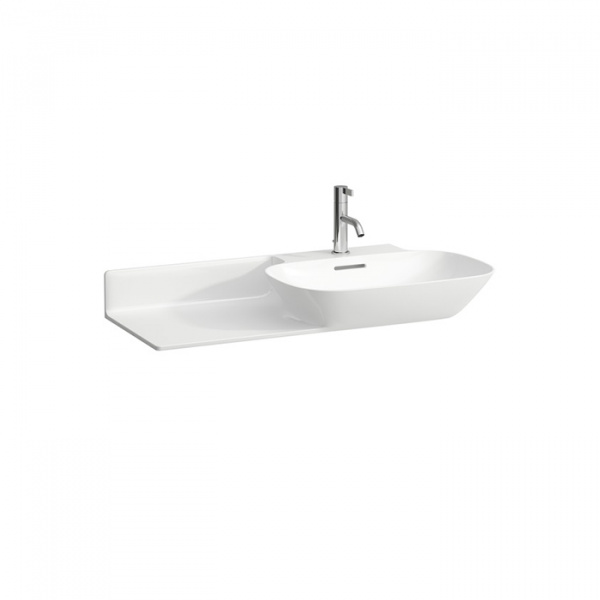 Laufen INO Раковина 90х45х12 см, 1 отв., полка слева, цвет: белый