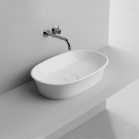 TW collection Раковина 60.6х40.2х14.3cм., накладная, без перелива, цвет: белый матовый