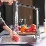 Hansgrohe Kitchen Смеситель для кухни, однорычажный, с вытяжным душем, хром
