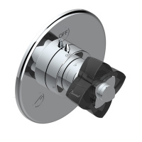 THG Petale De Cristal Noir Переключатель встраиваемый, внешняя часть, цвет: хром