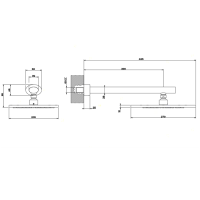 Gessi Ovale Верхний душ для настенного крепления 270x205мм, цвет: хром