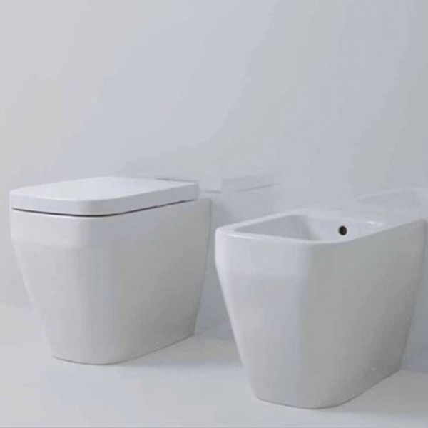 AZZURRA TULIP Биде приставное 55х36 см, цвет: белый