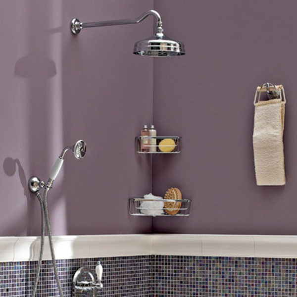 Sbordoni Parigi Душевой комплект: встраиваемый термостат, ручной душ, с держателем, душевая лейка Ø15см, с держателем 40см, цвет: хром