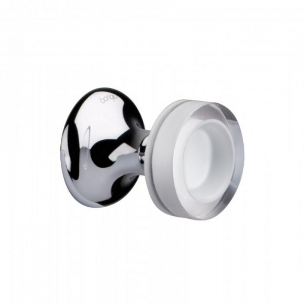 Встраиваемый переключатель Bongio Soffi, цвет: белый/хром