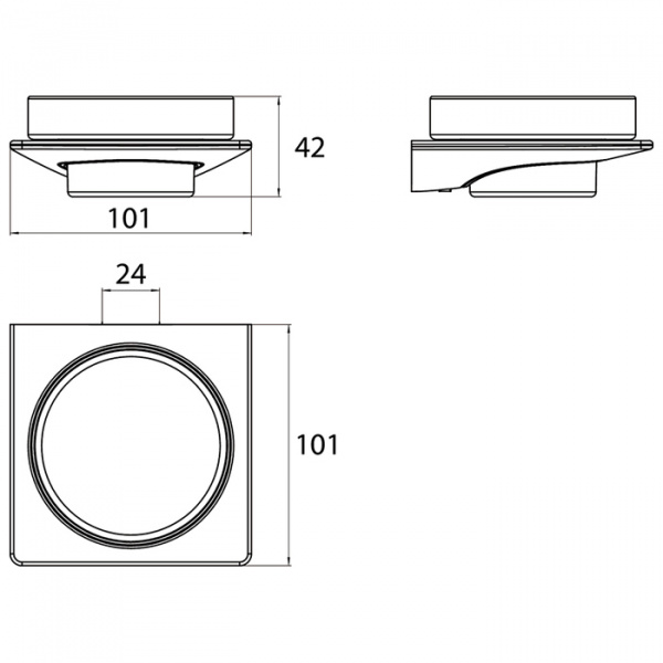 Emco Art подвесная мыльница, цвет: хром/хрусталь