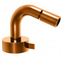 Fantini AF/21 Смеситель для биде, 1 отв., излив: 130 мм, цвет: Matt Copper PVD
