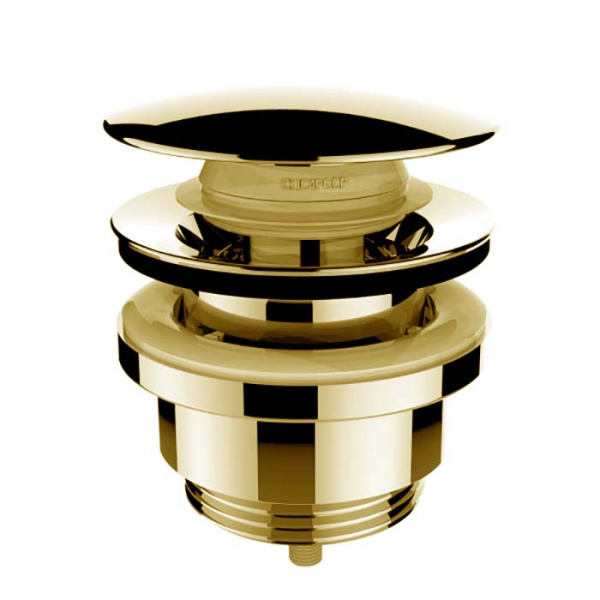 Bossini Oki Донный клапан Clic-Clac автоматический 1”1/4 , цвет: золото