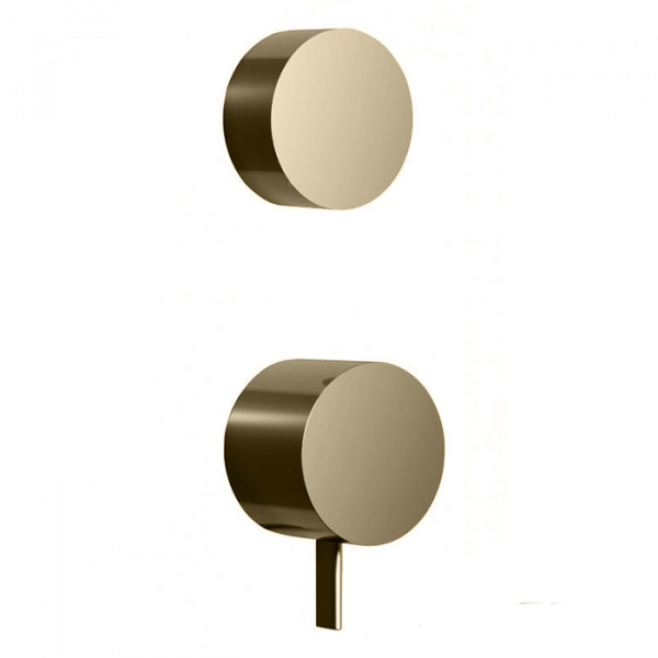 Fantini AF/21 Встраиваемый смеситель для душа, цвет: Matt British Gold PVD