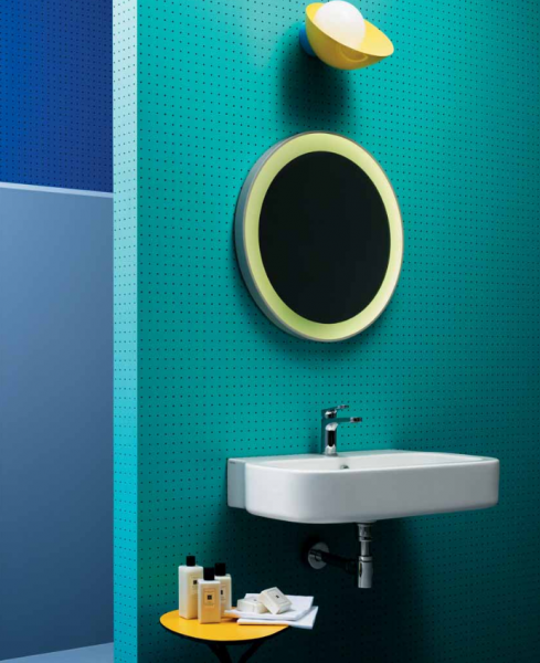 AZZURRA GLAZE Раковина 60х46 см, 1 отв., подвесная, цвет: белый