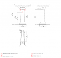 Devon&Devon New Etoile Раковина 70.5x52.5x22 см, 1 отв., на пьедестале, цвет: белый