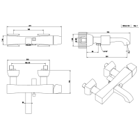 Gessi Mimi Смеситель для ванны однорычажный с автоматическим переключателем ванна/душ, цвет: хром