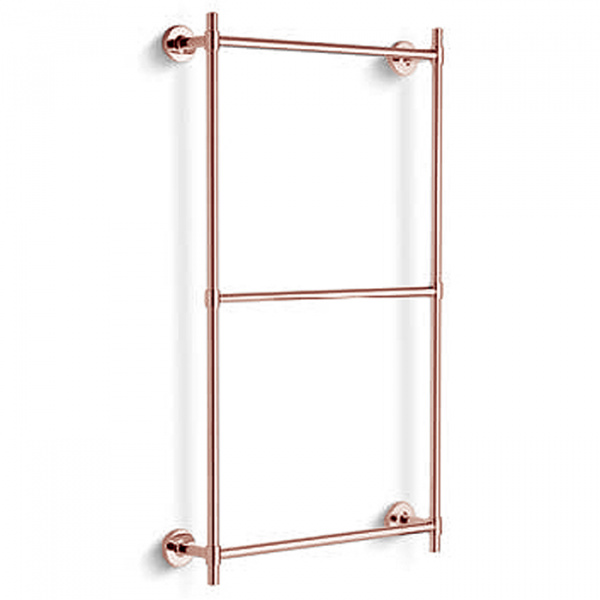 Bertocci Cinquecento Полотенцедержатель тройной 60х60 см, подвесной, цвет: розовое золото