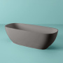 Artceram Hoop Ванна отдельностоящая, 170х70хh50см, с переливом и слив.крышкой, Livingtec, цвет: grigio oliva