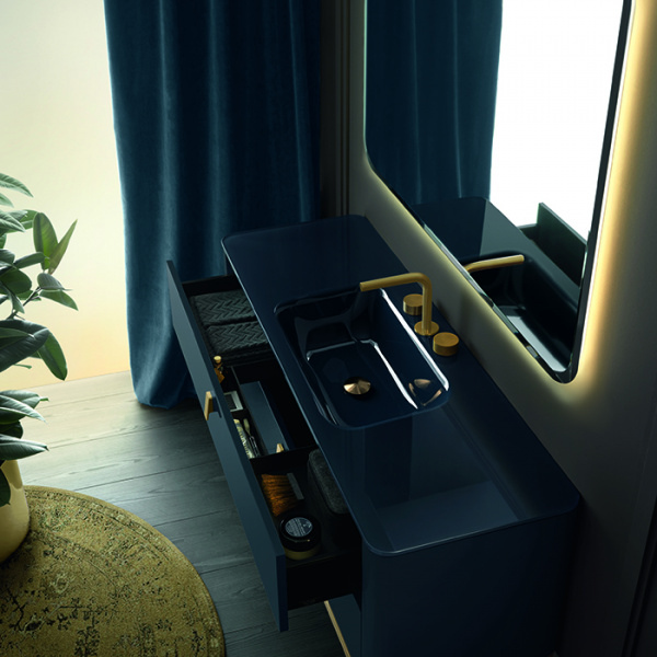 Milldue Edition Tailor Комплект подвесной мебели, 141х47хh48.1см, цвет: глянцевый Zaffiro