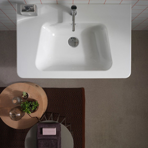 Globo Daily Раковина 75х48х15.5 см,  без отв., цвет: белый