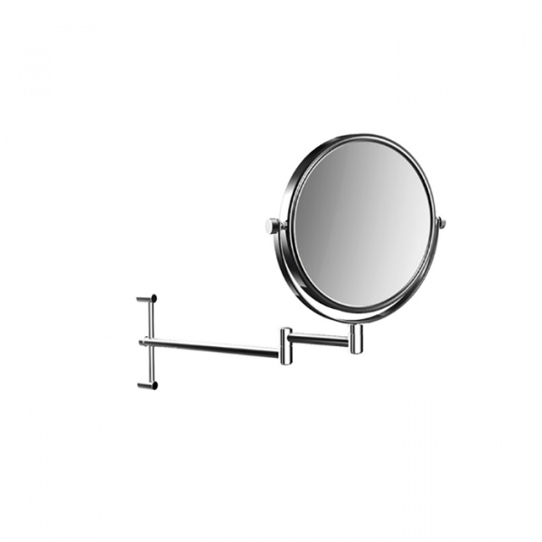 EMCO Pure Зеркало косметическое, Ø200мм,  настенное, двойной, регулир., 3x кратное увеличение, подвесной, цвет: хром
