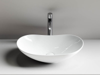 Умывальник чаша накладная овальная  Element 620*360*145мм Ceramica Nova белый CN6015