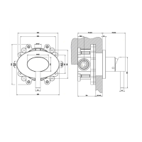 Gessi Ovale Встраиваемый однорычажный смеситель без излива, внешняя часть, цвет: хром