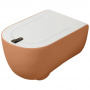 Artceram THE ONE Унитаз подвесной безободковый , 52х35см, с креплениями, цвет: arancio cammeo СИДЕНЬЕ НА ВЫБОР