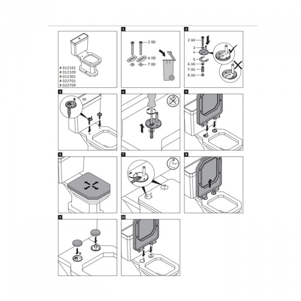 Duravit  1930 Сиденье для унитаза, петли нерж сталь, с микролифтом, цвет: белый