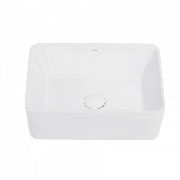 Раковина накладная ABBER Rechteck AC2213 белая