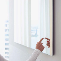 Duravit XViu Зеркало с подсветкой 102x80см, сенсорное управление, цвет: champagne matt