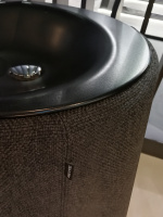 Bette Lux Oval Couture Раковина 55х90 см, без отв., с текстильным подиумом цвет: болотный