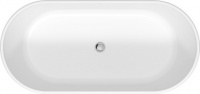 Ванна из искусственного камня DuraSolid® Duravit D-Neo 160x75 овальная, отдельностоящая