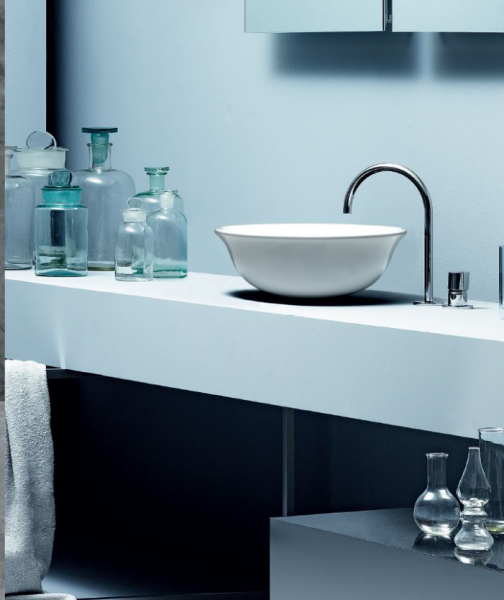 AZZURRA JUBILAEUM Раковина 45х18 см, без отв., цвет: белый