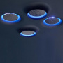 Antonio Lupi Душевая система Meteo In 620 х 620 х 111 мм, с RGB LED подсветкой