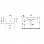 Duravit DuraStyle Раковина 130х48 см, 3 отв., двойная, цвет: белый
