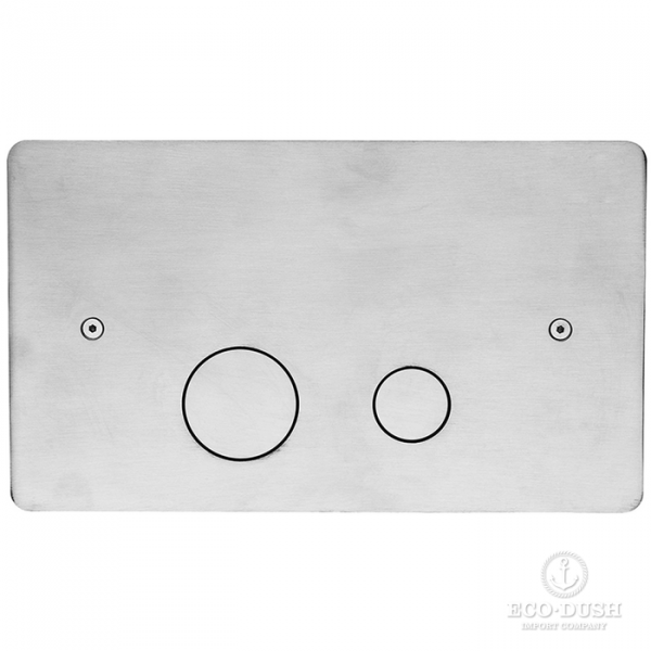 HUBER Lynox Клавиша двойного смыва, нержавеющая сталь