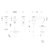 Devon&Devon Time Смеситель для раковины, цвет: хром