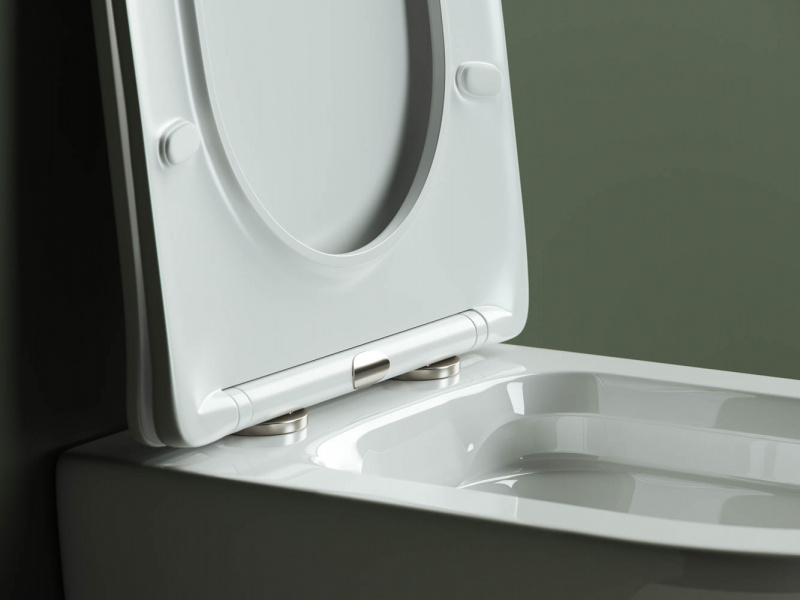 Подвесной унитаз Highlight Rimless Ceramica Nova белый CN1804